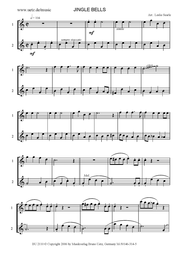 Christmas Duets for 2 saxophones