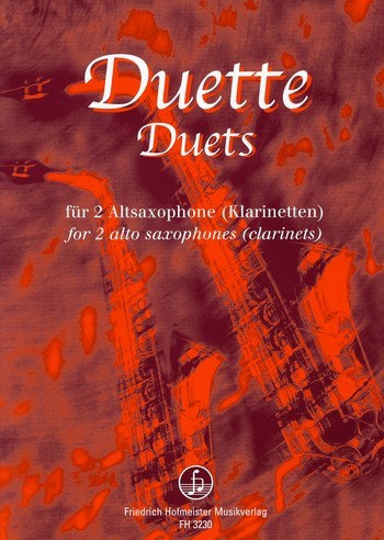 Duette für 2 Altsaxophone (Klarinetten)