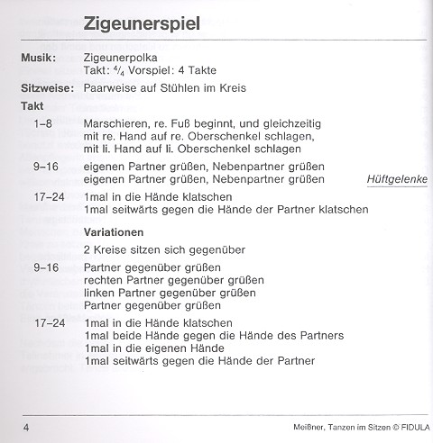 Tanzen im Sitzen für Senioren und Behinderte