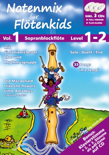 Notenmix für Flötenkids (+mp3)
