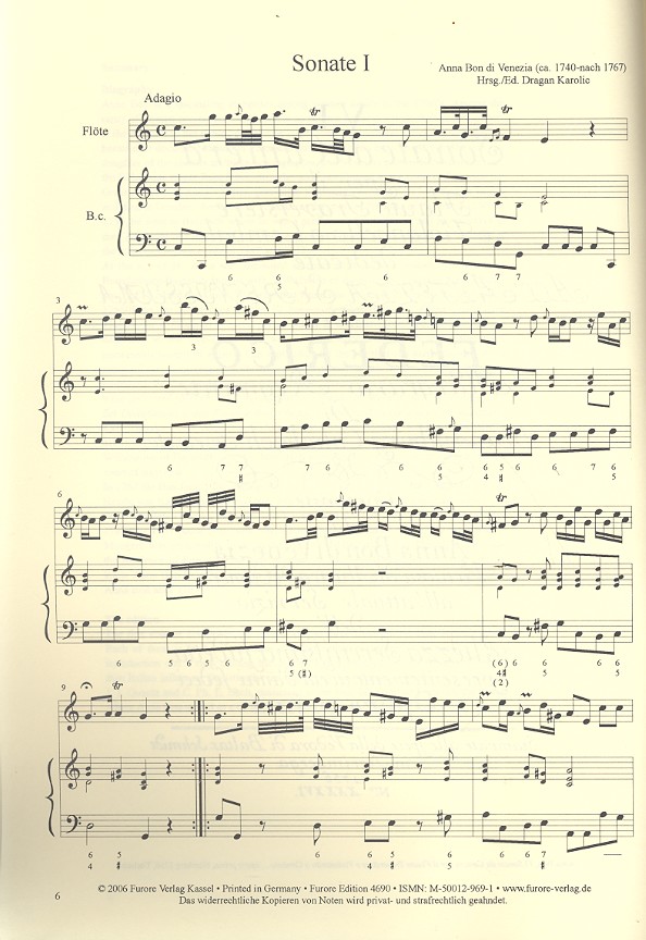 Sei sonate da camera op.1