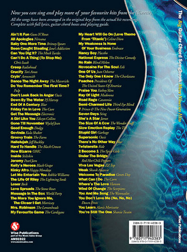 The Big Guitar Chord Songbook: