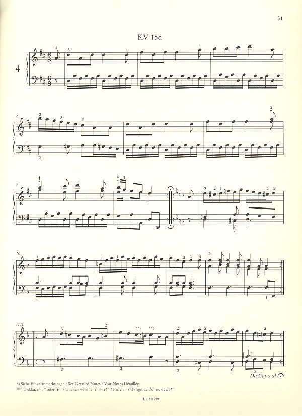 Klavierstücke Band 1 - Frühere Werke (bis KV315)
