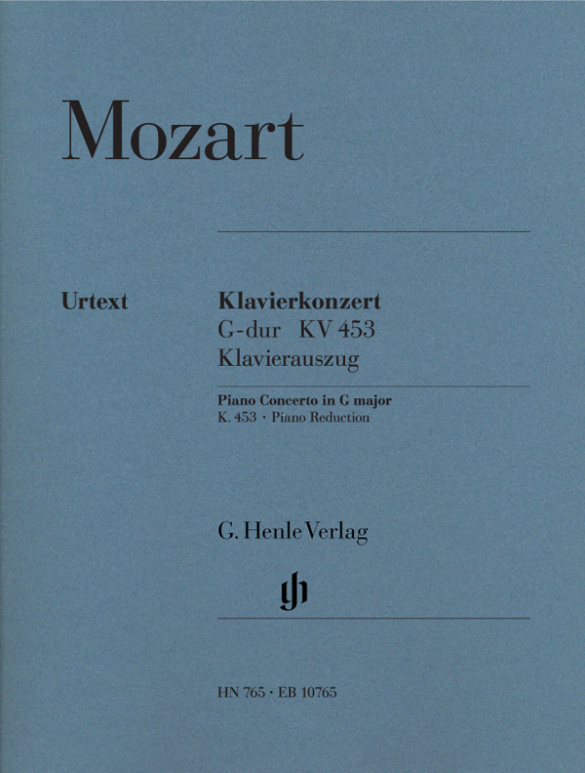 Konzert G-Dur KV453 für Klavier und Orchester