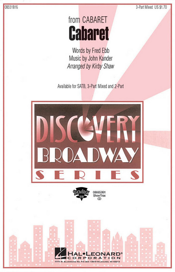 Cabaret for mixed chorus (SAB)