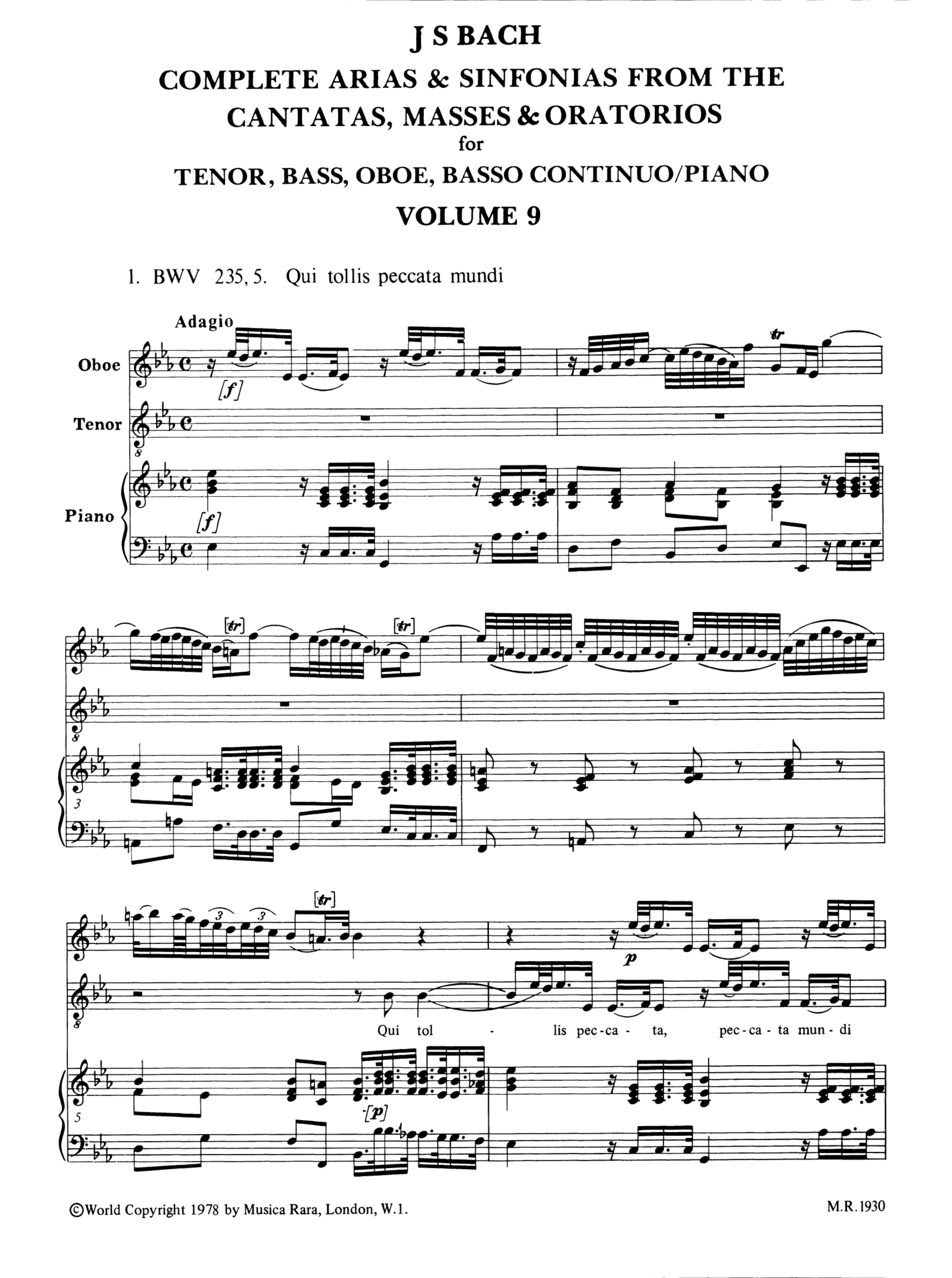 Complete Arias and Sinfonias vol.9