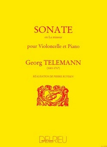 Sonate la mineur pour violoncelle