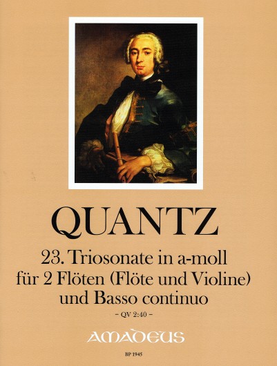 Triosonate a-Moll Nr.23 QV2:40 für