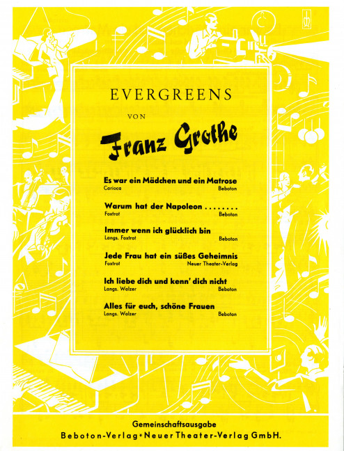 Evergreens von Franz Grothe: