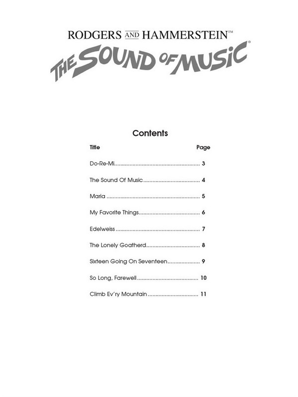 The Sound of Music (+CD): for flute