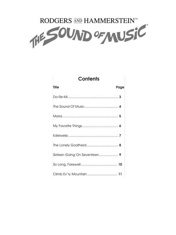 The Sound of Music (+audio online):