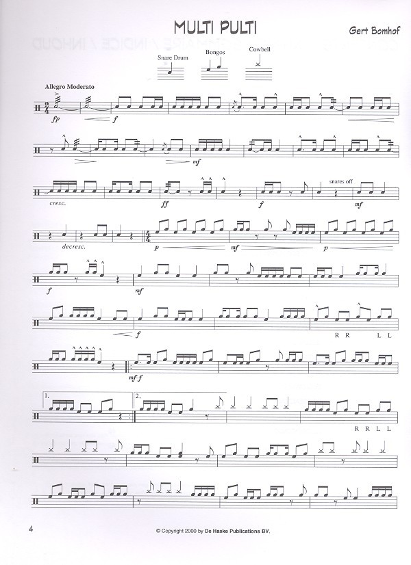 Contemporary Solos for multi percussion