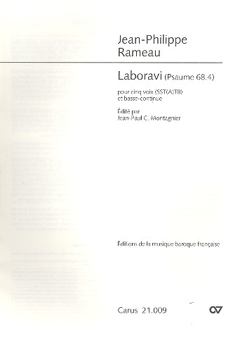 Laboravi (Psalm 68,4): für 5 Stimmen