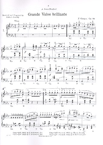 Waltzes for the piano