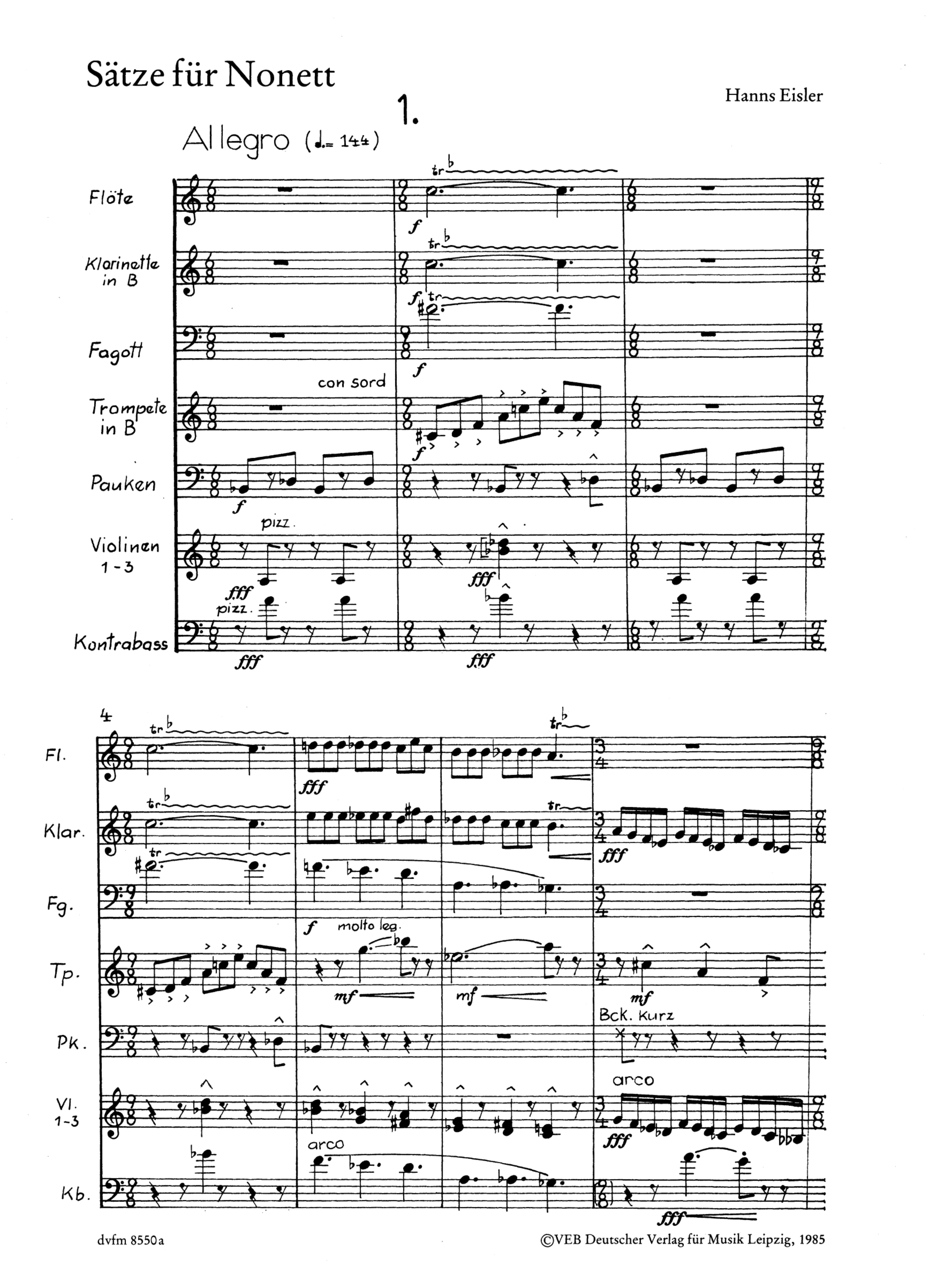 Instrumentalmusik Sätze