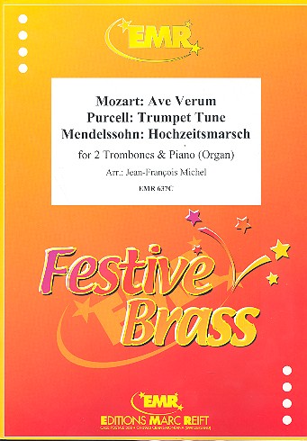 Festive Brass for 2 trombones and piano