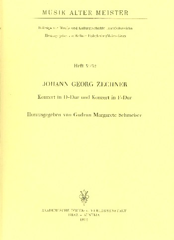 Konzert D-Dur und Konzert F-Dur
