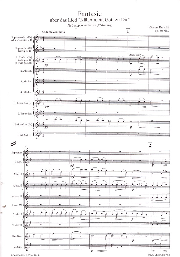 Fantasie op.50,2 über Näher mein