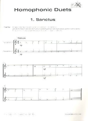 Introducing saxophone duets