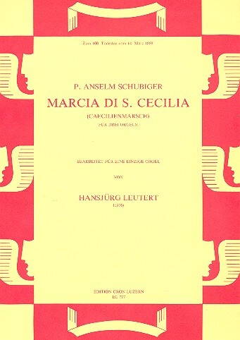 Cäcilienmarsch für 3 Orgeln