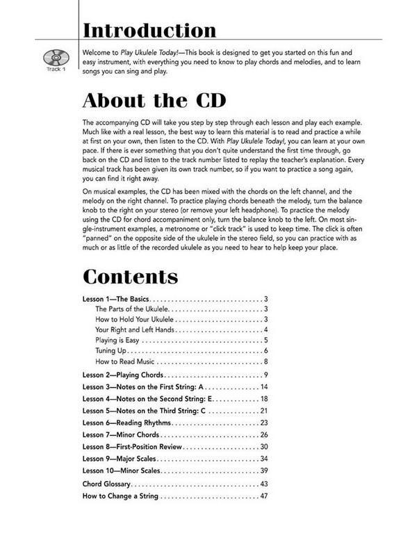 Play ukulele today level 1 (+CD)