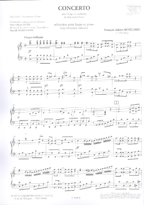 Concerto pour harpe et orchestre