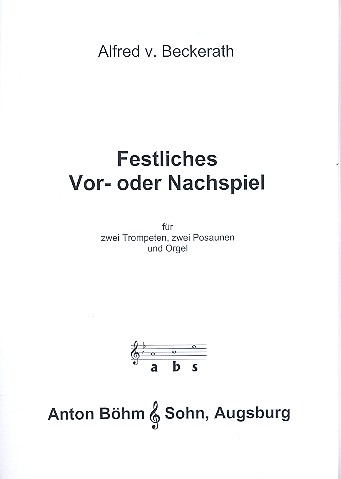 Festliches Vor - oder Nachspiel