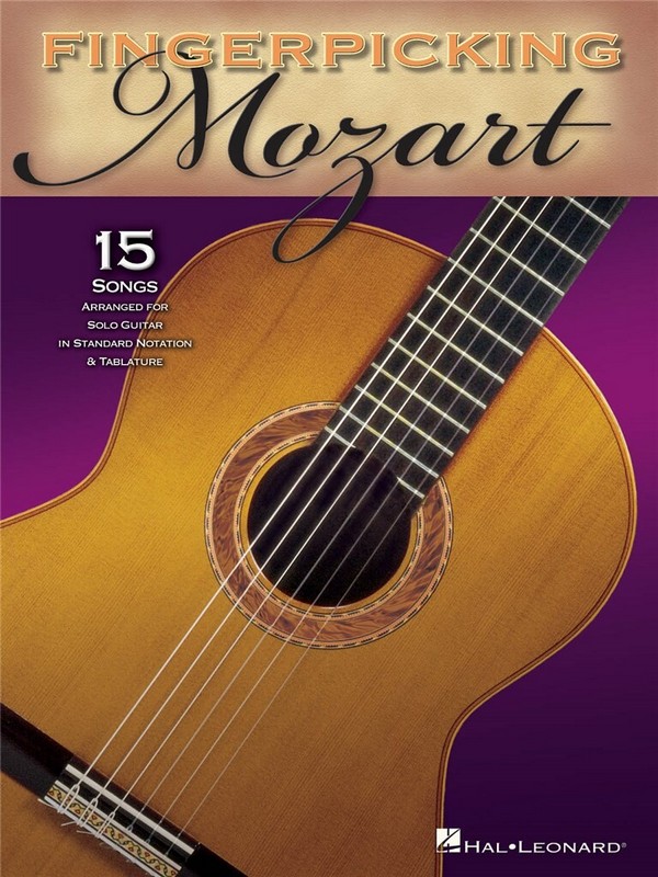 Fingerpicking Mozart for guitar