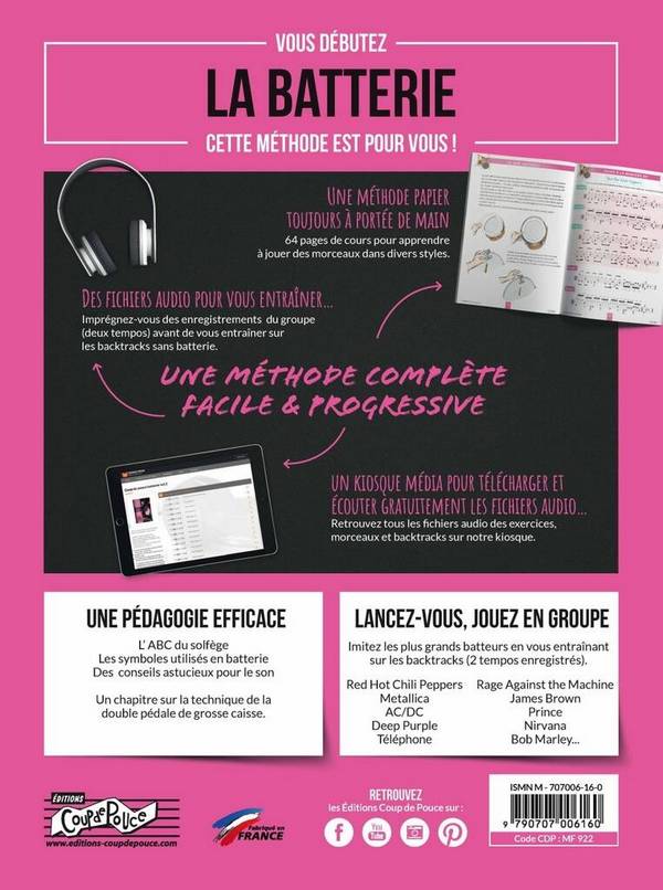 Débutant battérie vol.2 (+ Online Audio)