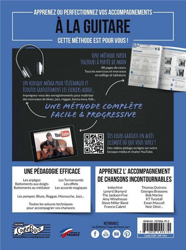 Accompagnement guitare + Online-Audio