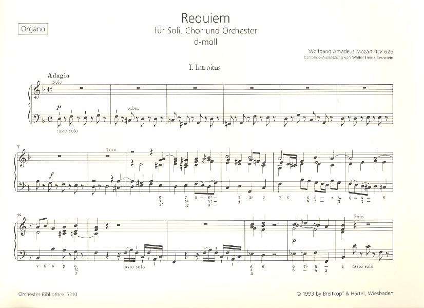 Requiem d-Moll KV626