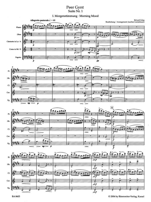 Peer Gynt Suite Nr.1 op.46