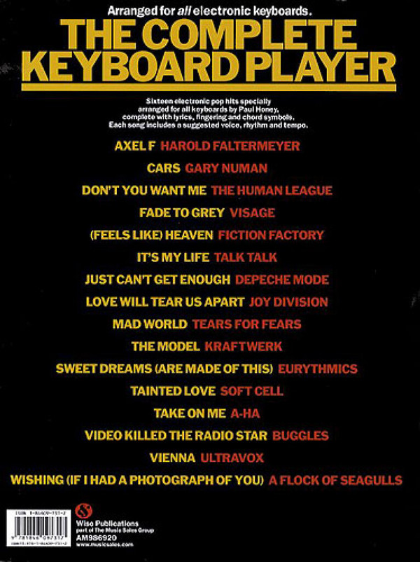 Electronic Pop Hits: for Keyboard