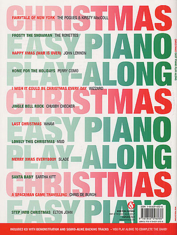 Christmas Easy Piano Play-along (+CD)