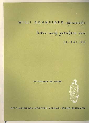 Chinesische Lieder nach Gedichten