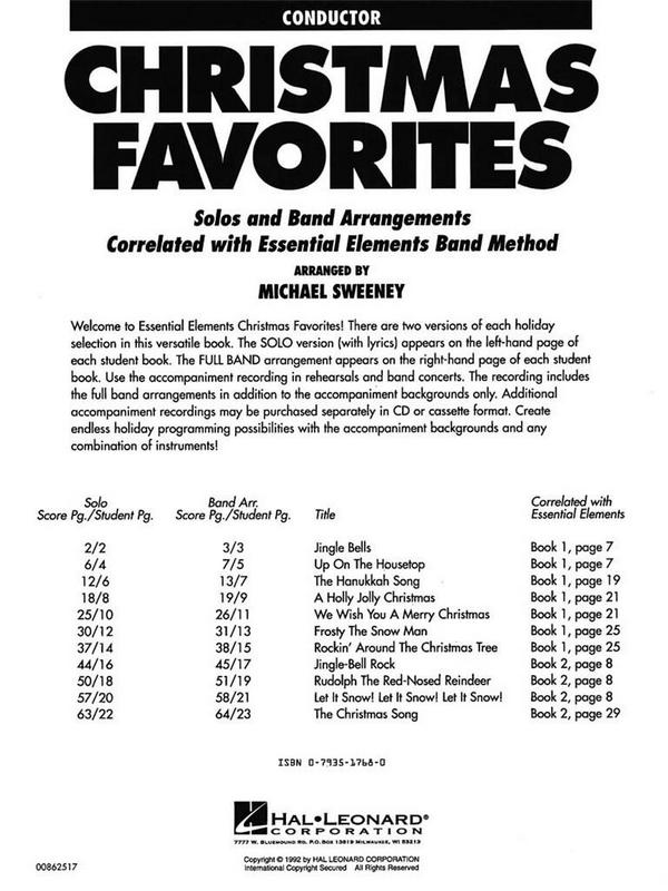 Christmas Favorites (+CD)