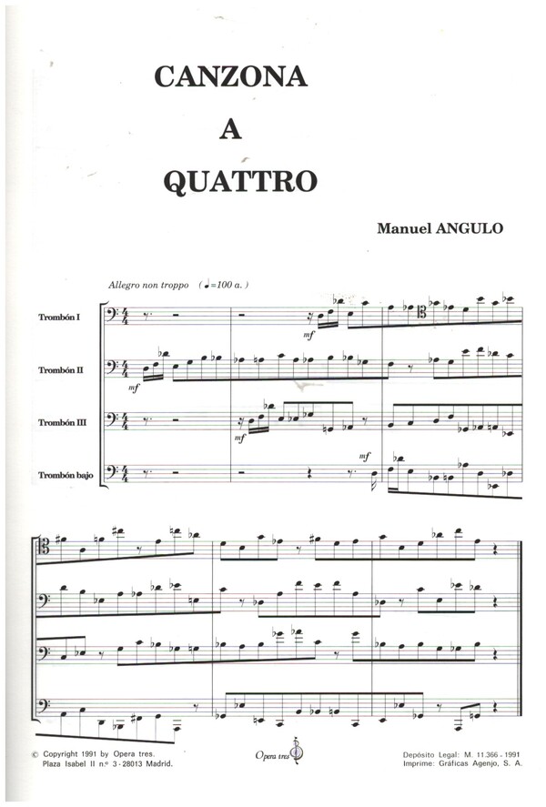 Canzona a quattro