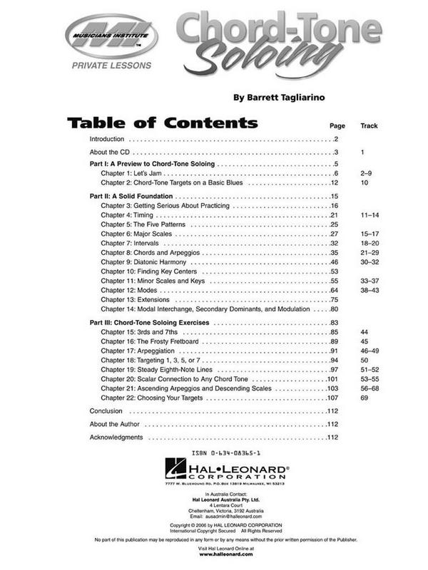 Chord-Tone Soloing (+CD)