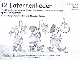 12 Laternenlieder für 4-stimmiges