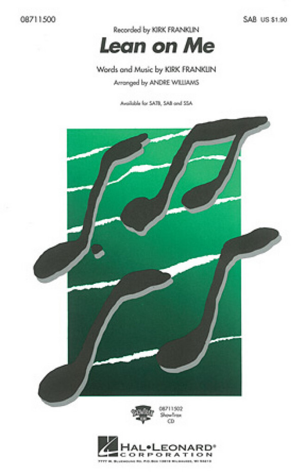 Lean on me for mixed chorus