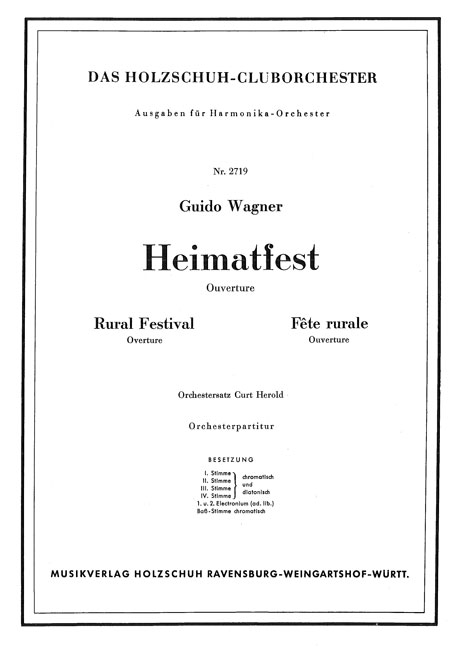 Heimatfest Ouvertuere