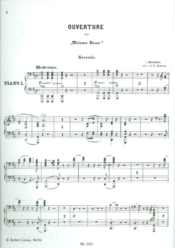 Die weiße Dame Ouverture