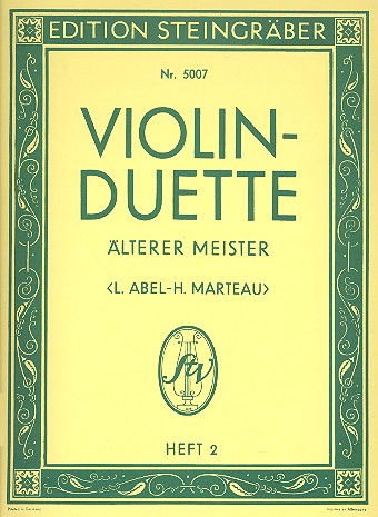 50 Violin-Duette älterer Meister Band 2 (1. Lage)