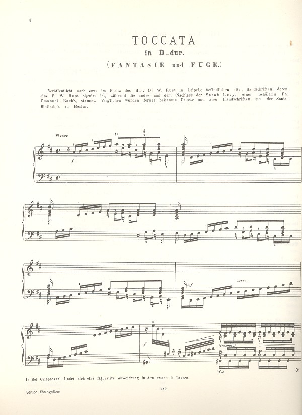 Toccata in D-Dur