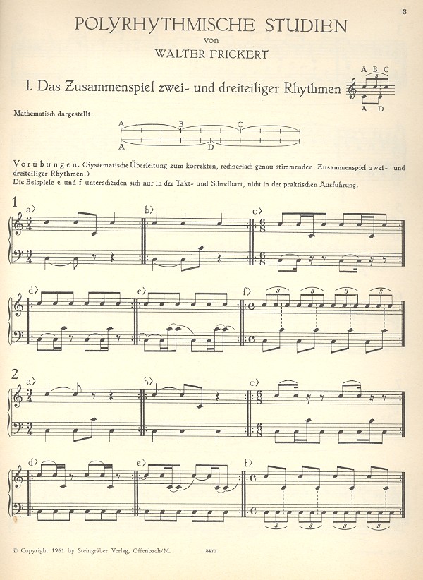 Polyrhythmische Studien