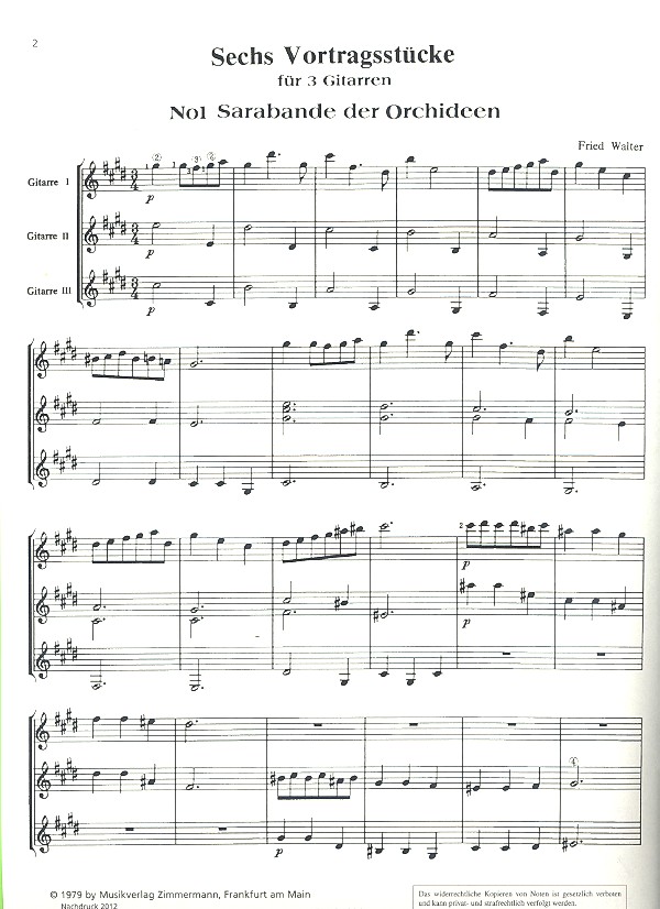 6 Vortragsstücke