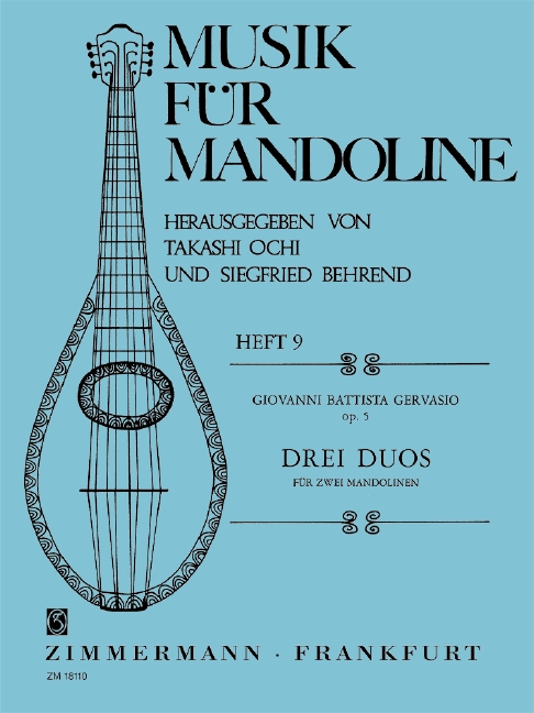 3 Duos op.5 für 2 Mandolinen