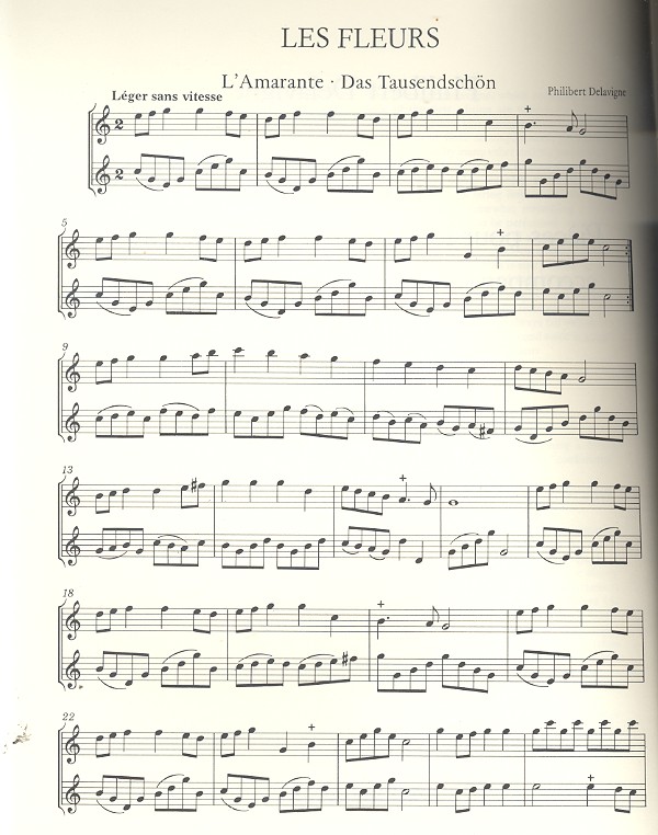 Les Fleurs op.4 Band 2 pieces