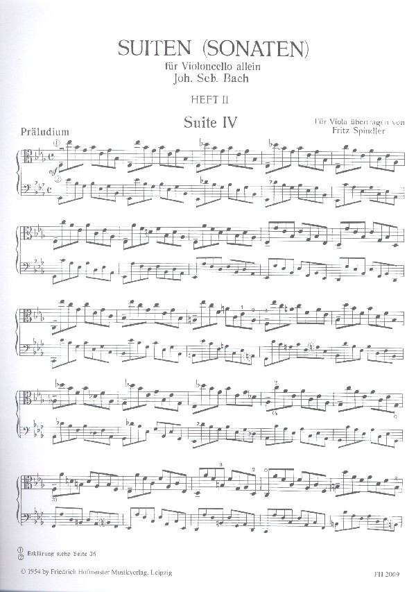 Suiten für Violoncello Band 2 (Nr.4-6)