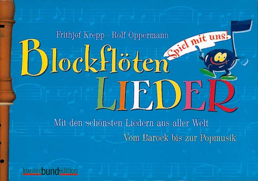 Spiel mit uns Blockflötenlieder (Band 2, blau)